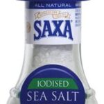 SAXA IODIZED SEA SALT GRINDER 90GM Pack Size: 6