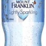 MT FRANKLIN LIGHTLY SPARKLING MINERAL WATER 450ML Pack Size: 24
