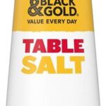BLACK & GOLD PLAIN DRUM TABLE SALT 500GM Pack Size: 12