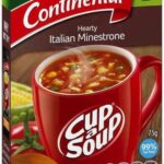 CONTINENTAL HEARTY ITALIAN MINESTRONE CUP-A-SOUP 2 SERVES 75GM Pack Size: 7