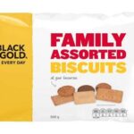 BLACK & GOLD FAMILY ASSORTED BISCUITS 500GM Pack Size: 18