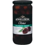 ALWAYS FRESH PITTED KALAMATA OLIVES 670GM Pack Size: 6