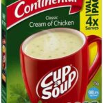 CONTINENTAL CREAM OF CHICKEN CUP-A-SOUP 4 SERVES 75GM Pack Size: 7