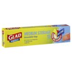 GLAD SNAP LOCK BAGS LUNCH SIZE 15'S Pack Size: 12
