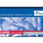 MPM LARGE CLEAR GLOVES 500S Pack Size: 5