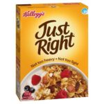KELLOGGS JUST RIGHT ORIGINAL 640GM Pack Size: 12