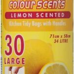 MULTIX COLOR SCENTS LEMON KITCHEN TIDY BAGS 30S Pack Size: 10