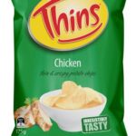 THINS CHICKEN POTATO CHIPS 175GM Pack Size: 12