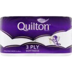 QUILTON CLASSIC WHITE 3PLY TOILET TISSUE 2PK Pack Size: 14