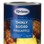 RIVIANA THINLY SLICED PINEAPPLE 3KG Pack Size: 3