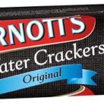 ARNOTTS WATER CRACKER ORIGINAL 125GM Pack Size: 20