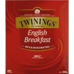 TWININGS ENGLISH BREAKFAST CLASSICS TEABAGS 100S Pack Size: 6