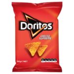 DORITOS CORN CHIPS CHEESE SUPREME 90GM Pack Size: 12