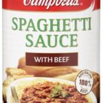 CAMPBELLS SPAGHETTI SAUCE BEEF BOLOGNESE ORGINAL 97% FAT FREE 410G Pack Size: 12