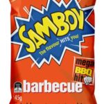 SAMBOY BBQ POTATO CHIPS 45GM Pack Size: 18