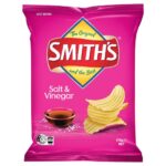 SMITHS SALT & VINEGAR CRINKLE CUT POTATO CHIPS 170GM Pack Size: 12