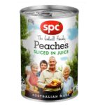 SPC SLICED PEACHES IN JUICE 410GM Pack Size: 12