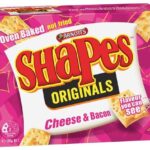 ARNOTTS SHAPES SNACKS CHEESE AND BACON 180GM Pack Size: 24