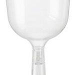 CAST AWAY CLEAR PLASTIC WINE GOBLET 10S Pack Size: 25