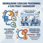 Obowiązkowe szkolenie pracownika: 8 godzin w czasie pracy, poza godzinami jako nadgodziny