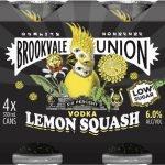 BROOKVALE LEMON SQUASH VODKA 6% CAN 330ML X 24