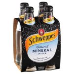 SCHWEPPES NATURAL MINERAL WATER 300ML 4 PACK X 6