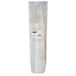 CUP CLEAR PLASTIC 285ML 50S