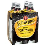 SCHWEPPES TONIC WATER 4 PACK X6 X 300ML