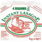 LASAGNA INSTANT PASTA SHEETS 4KG