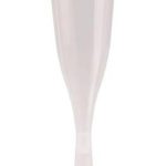 CUP CLEAR PLASTIC CHAMPAGNE FLUTES 10S