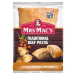 MRS MACS PASTIE TRADITIONAL BEEF 165GM pack size:12