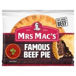 MRS MACS FAMOUS BEEF PIES 175GM Pack Size: 24