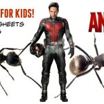 Free Ant Man coloring sheets and games