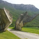 Tjentiste, Spomeniks of Yugoslavia