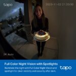 Video Portero WiFi Tapo D210 Visión Nocturna Color y Detección de Personas Tienda gamer