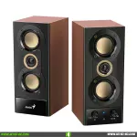 Genius SP-HF800BT Parlantes Madera Bluetooth 20W