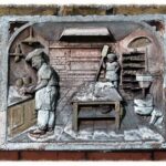 Baker man, is baking bread ...