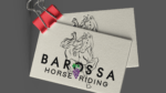 barossa horse riding logo mockup