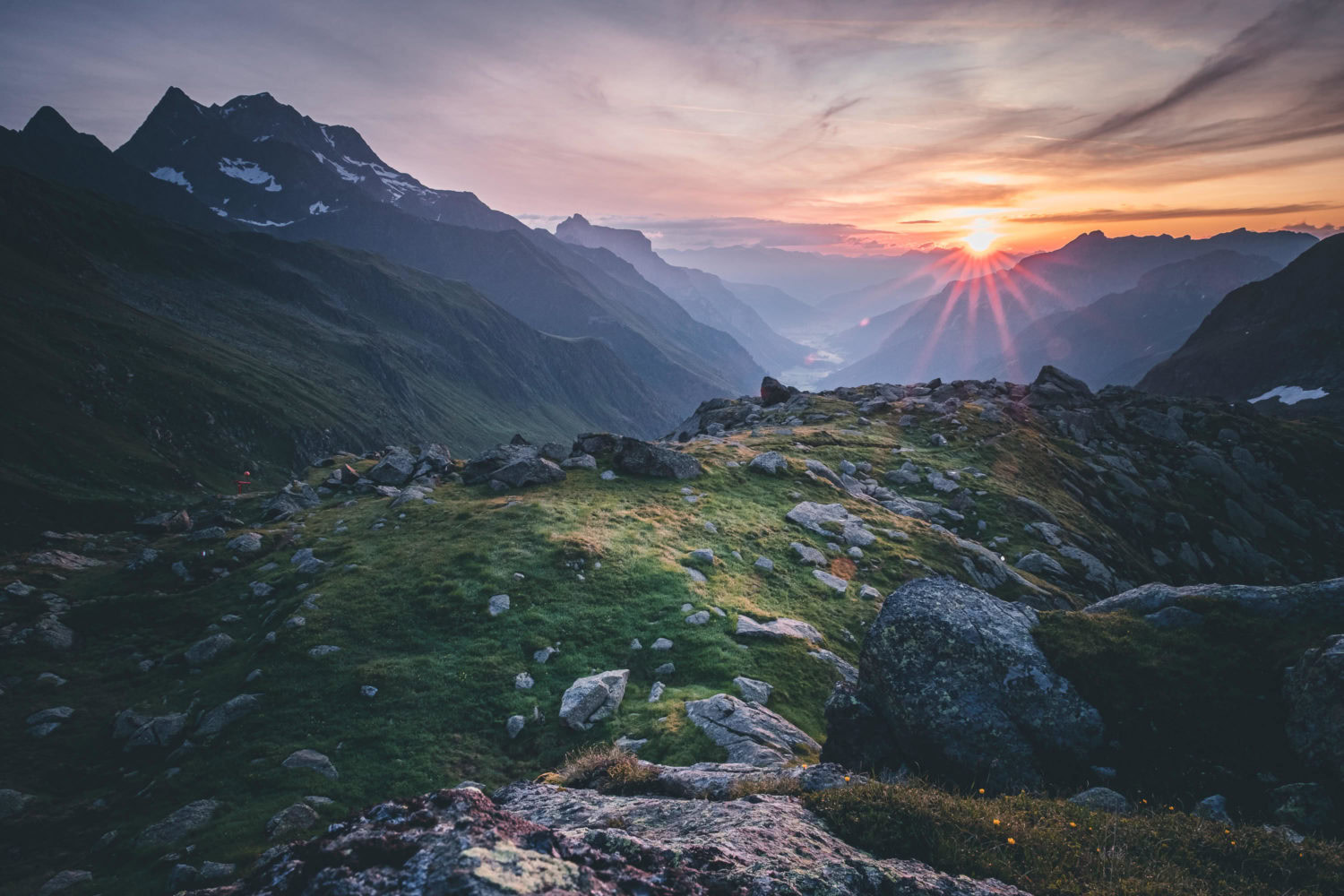 Sonnenaufgang an der Bremer Hütte