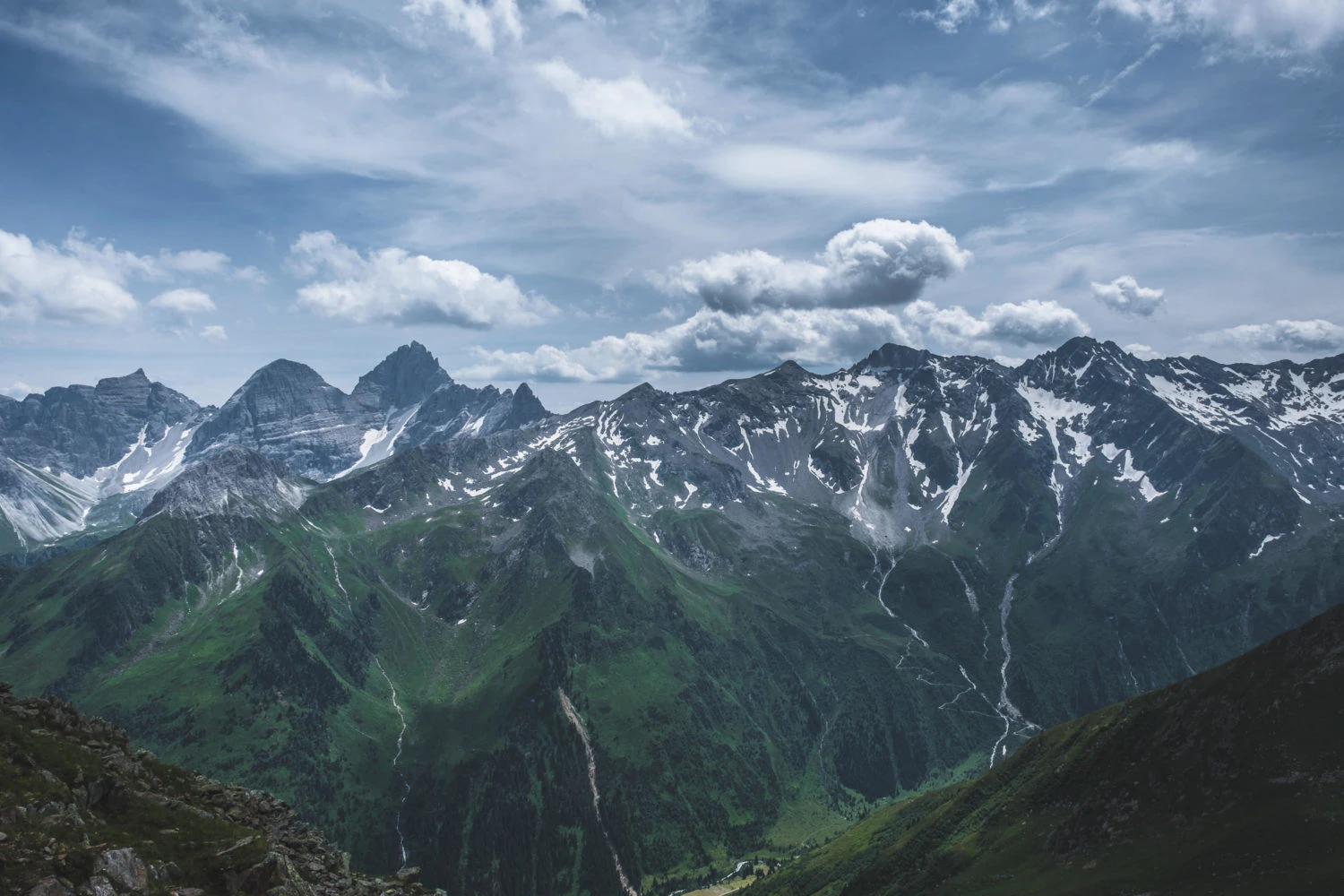 Bergkuppen im Stubaital