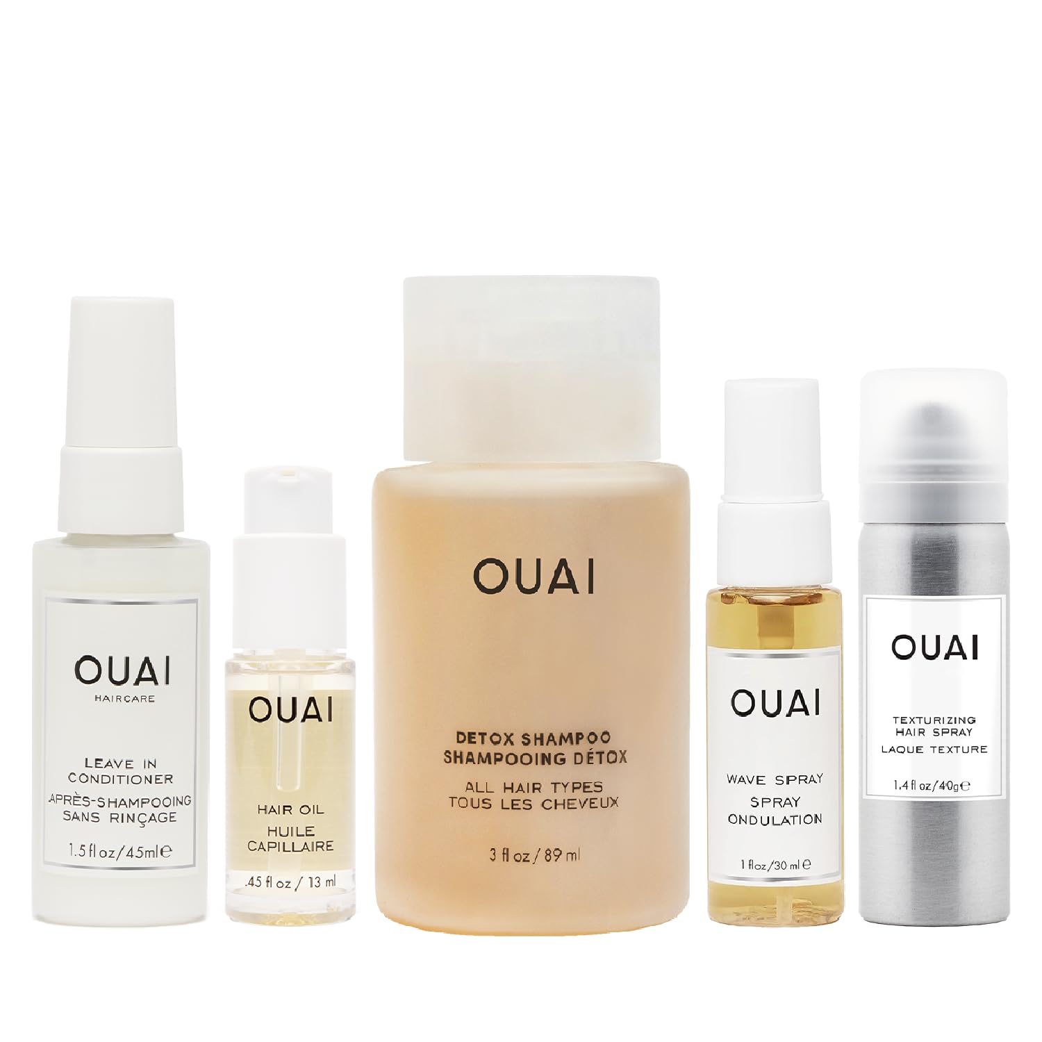 OUAI Travel Size Hair Care Bundle