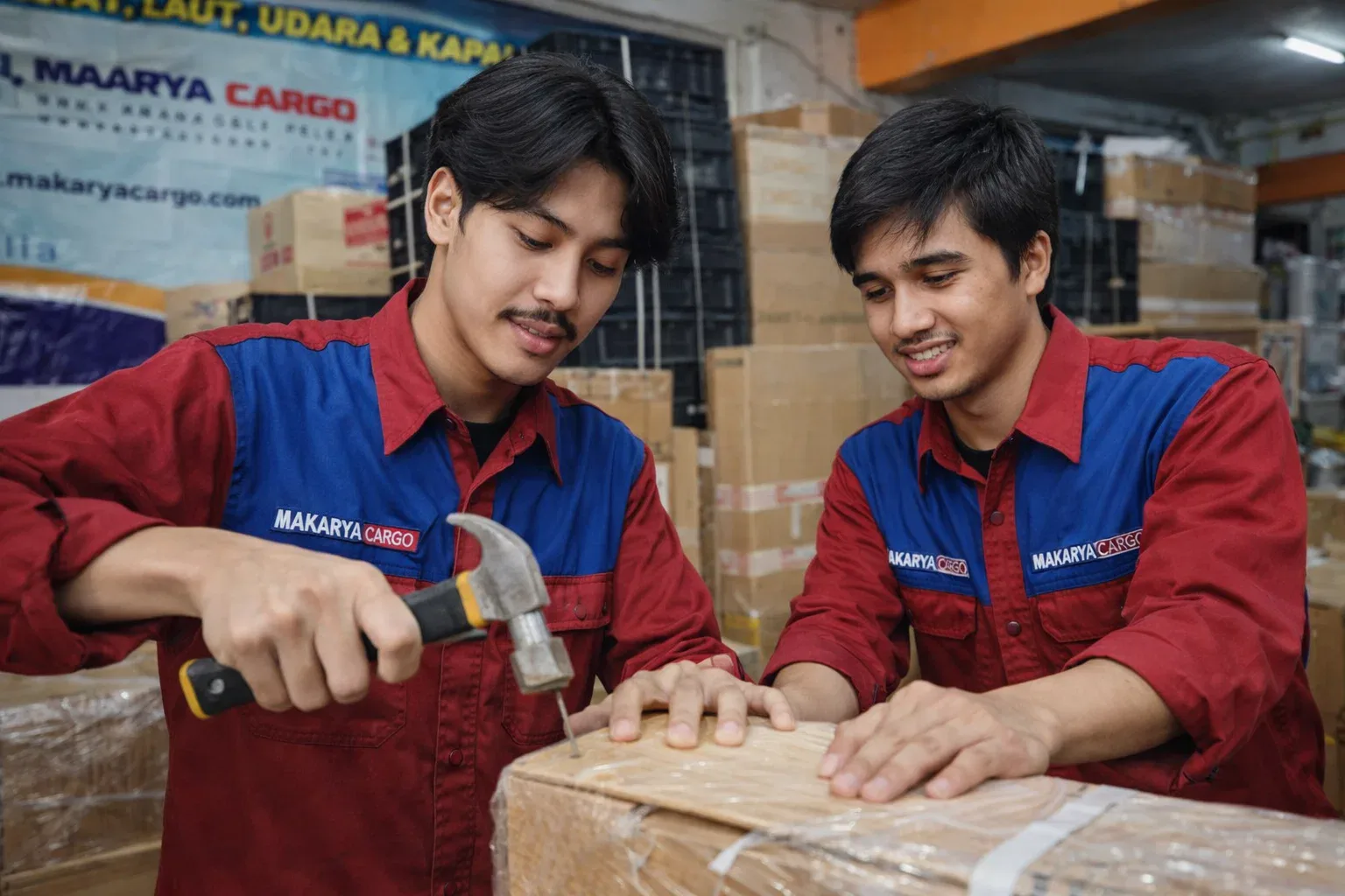 packing kayu Surabaya Lamongan untuk pengiriman mesin berat
