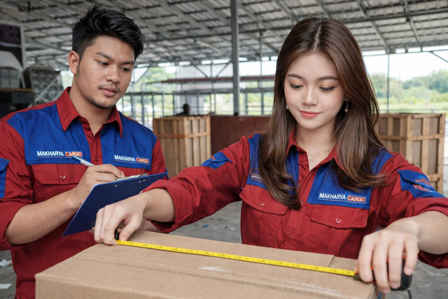 Simulasi perhitungan volume barang untuk tarif ekspedisi Surabaya Pamekasan