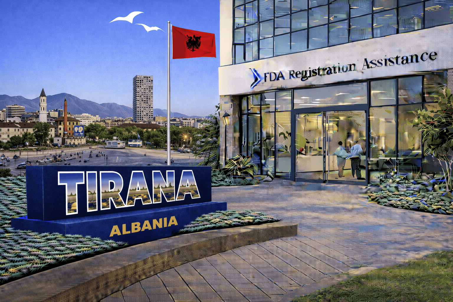Tirana Albania sage, herb and essential-oil exporters — FDA foreign facility registration, U.S. Agent and FSVP consulting