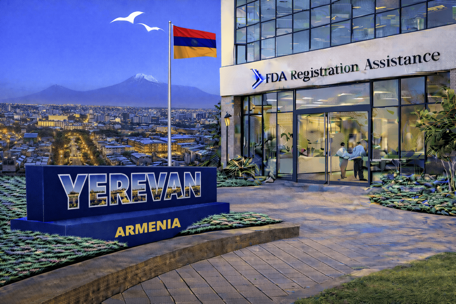 Yerevan Armenia apricot, dried-fruit and mineral-water exporters — FDA foreign facility registration, sulfite and bottled-water labeling, U.S. Agent and FSVP consulting