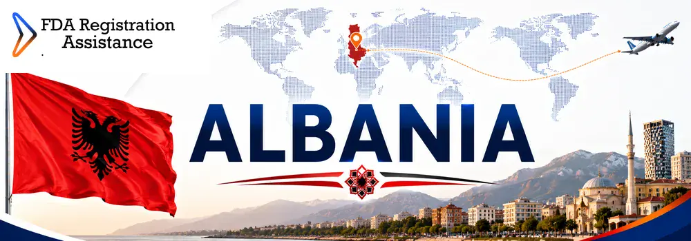 U.S FDA registration services for Albania sage, herb, olive oil, food and pharmaceutical exporters