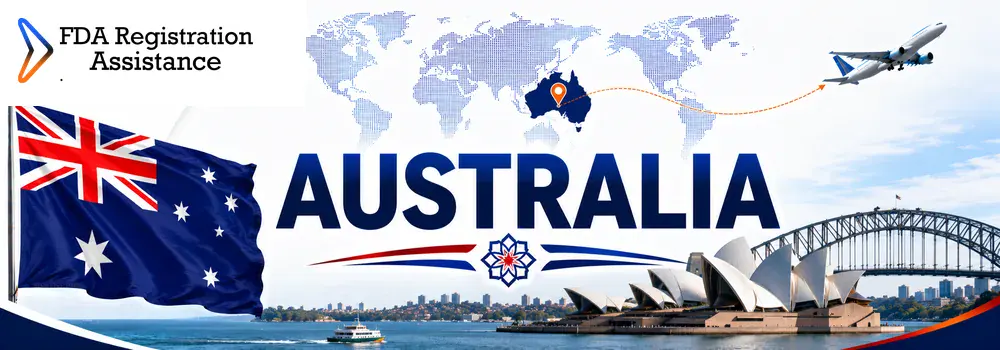 U.S FDA registration services for Australia wine, beef, seafood, supplement, cosmetic and medical device exporters