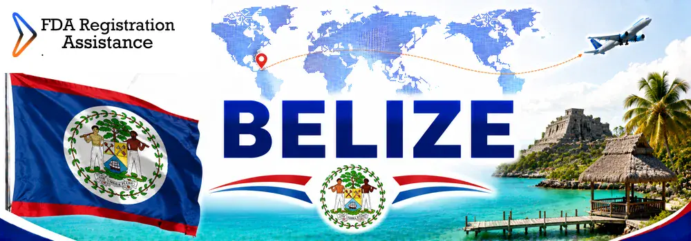 U.S FDA registration services for Belize citrus, seafood, sugar, food and supplement exporters