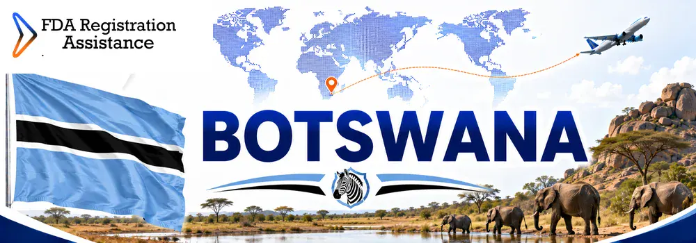 U.S FDA registration services for Botswana food, meat, agricultural, supplement and cosmetic exporters
