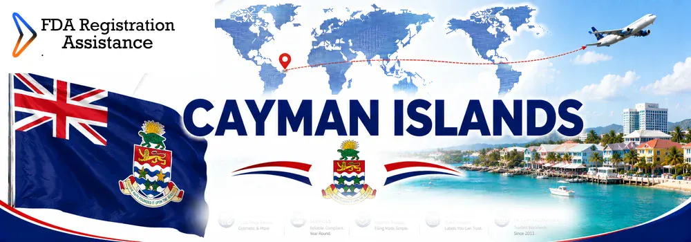 U.S FDA registration services for Cayman Islands brand owners, food, supplement, cosmetic and device companies